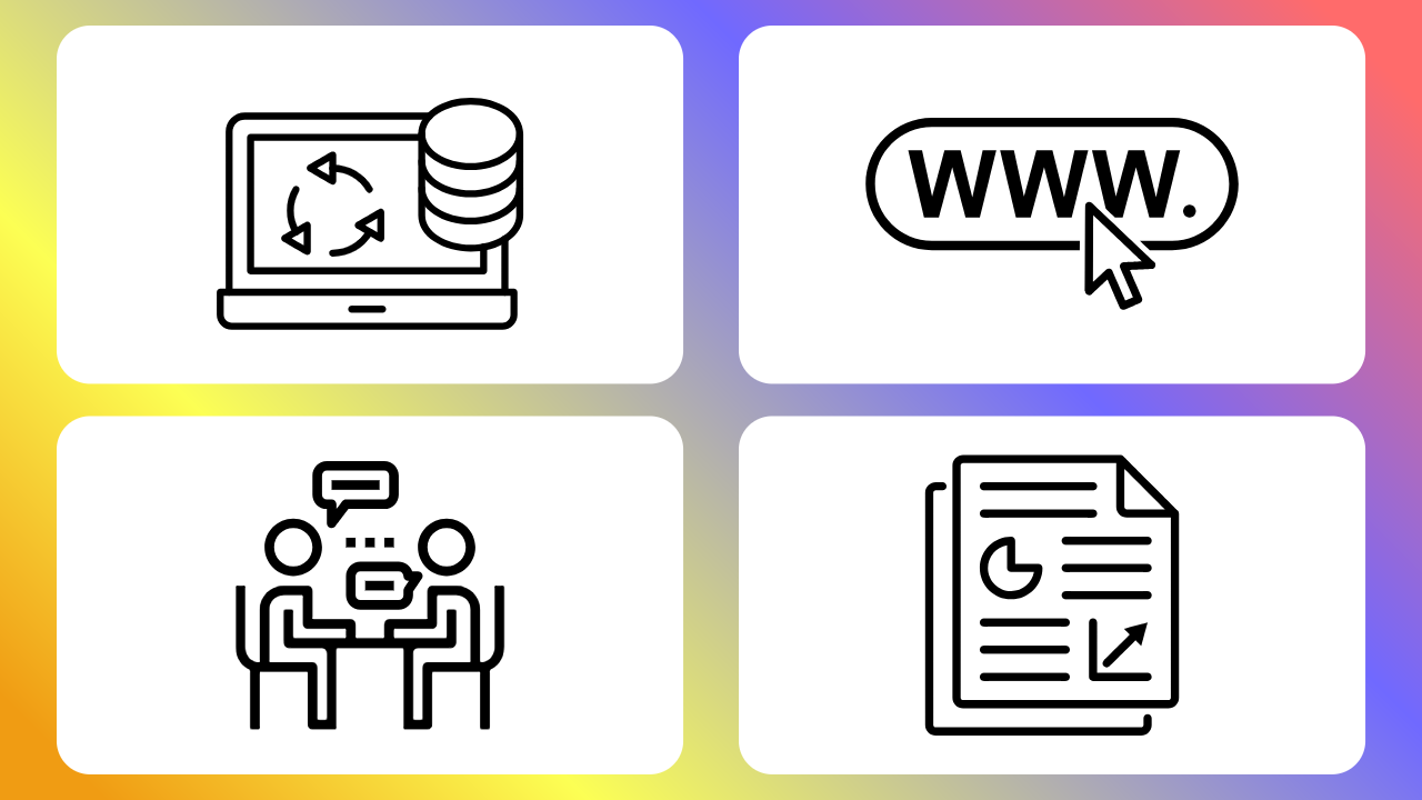 企業調査の主な方法